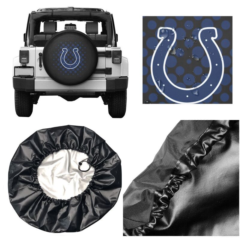 Indianapolis Colts Printing tire protection cover car sun protection tire protection cover