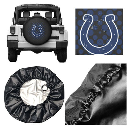 Indianapolis Colts Printing tire protection cover car sun protection tire protection cover