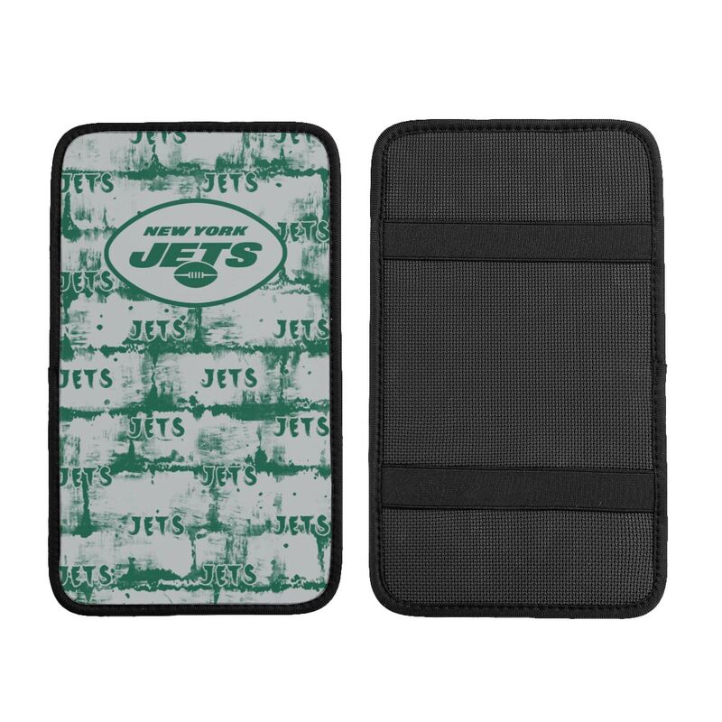 New York Jets print Car armrest box protective cover car center console armrest pad