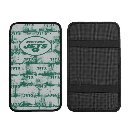 New York Jets print Car armrest box protective cover car center console armrest pad