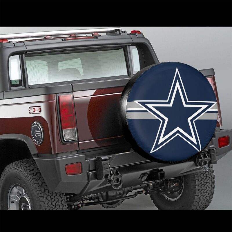 Dallas Cowboys 4 car dustproof sunscreen tyre protective cover Tyre protective cover