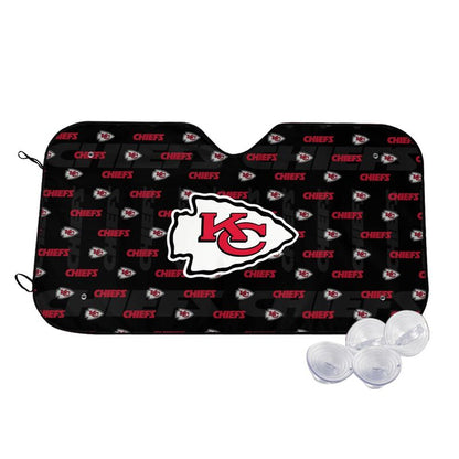 Kansas City Chiefs Printed is suitable for front Car windshield sunshades Car windshield sunshades