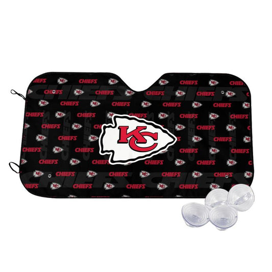 Kansas City Chiefs Printed is suitable for front Car windshield sunshades Car windshield sunshades