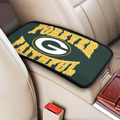 Green Bay Packers Print car armrest box cover armrest protective cover