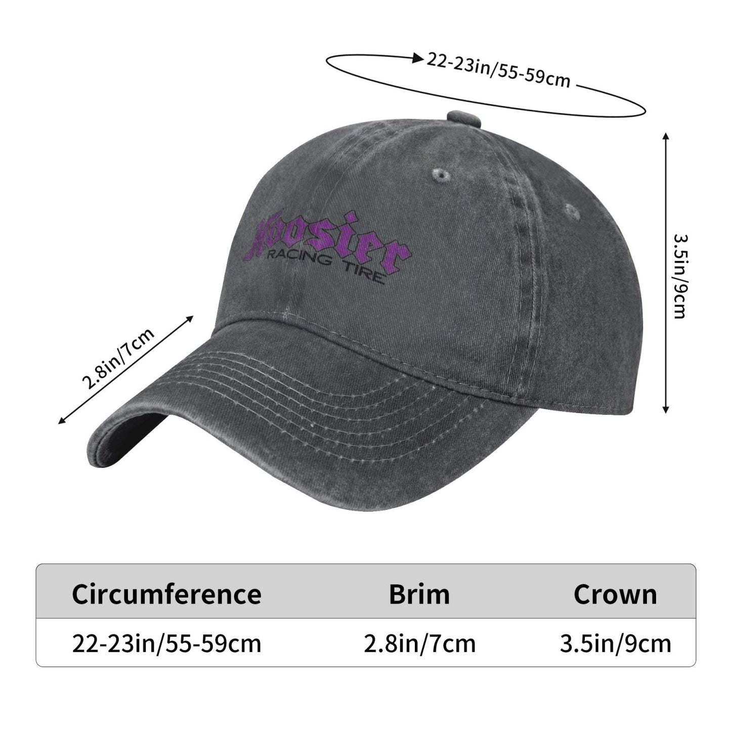 Hoosier Racing Tire Printed unisex baseball cap adjustable cap outdoor sun hats trucker hat