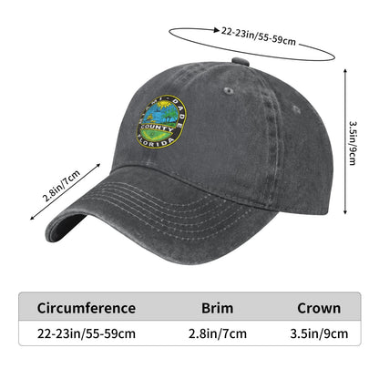 Miami Dade County Florida Printed unisex baseball cap adjustable cap outdoor sun hats trucker hat