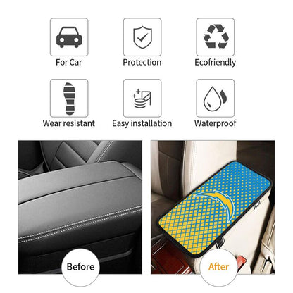San Diego Chargers Car handrail box cushion Personalized printed car armrest cover