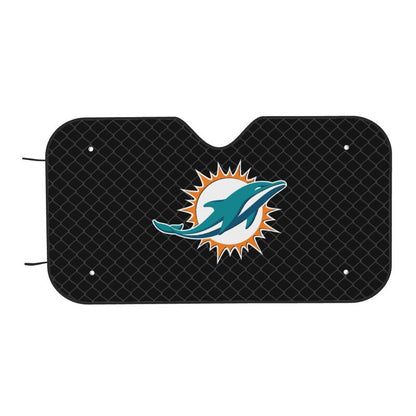 Miami Dolphins Print Car windshield sunshades is suitable front Car windshield sunshades