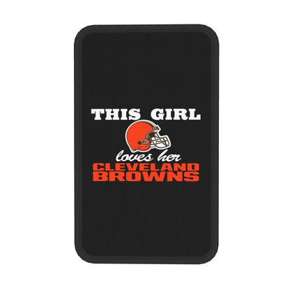 Cleveland Browns Printing car center console pad car armrest protective cover