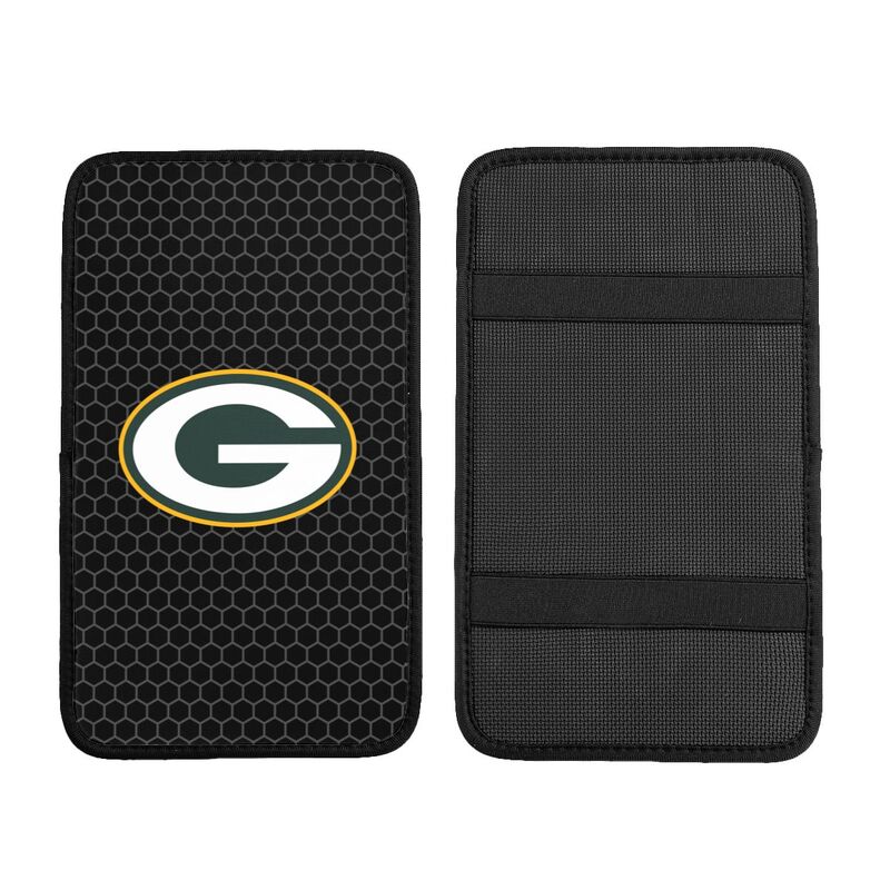 Green Bay Packers Printed protective pad for car armrest box