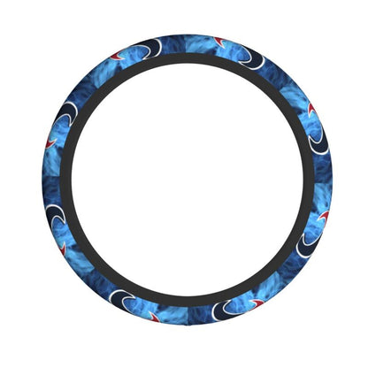 Houston Texans Printed breathable elastic steering wheel cover anti slip cover