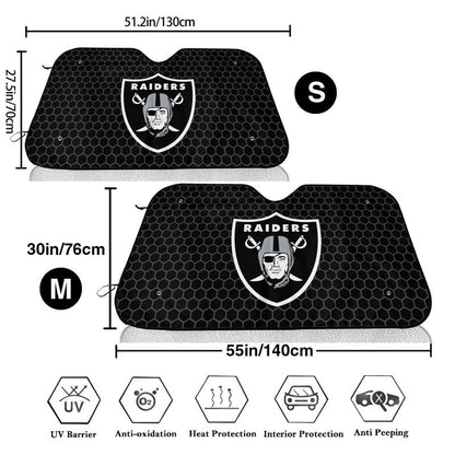 Las Vegas Raiders Printed is suitable front Car windshield sunshades Car windshield sunshades