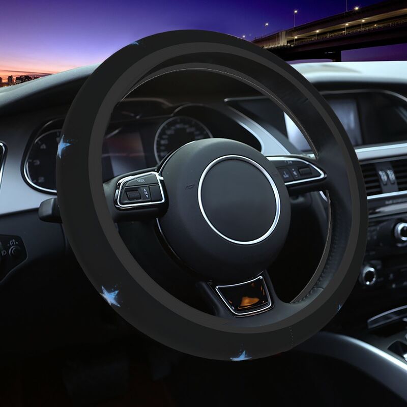 Dallas Cowboys 3 Printed elastic steering wheel cover car steering wheel protective cover