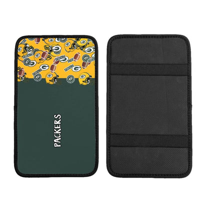 Green Bay Packers print Car center console armrest pad car armrest protective cover