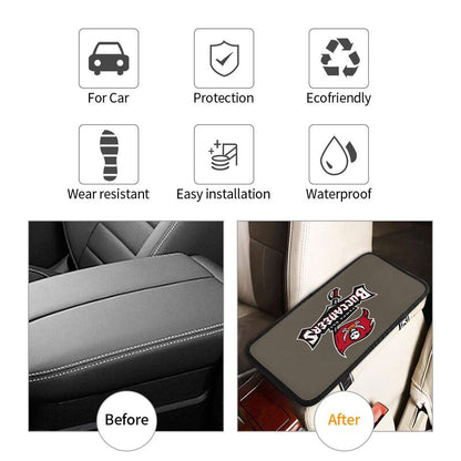 Car armrest box pad Tampa Bay Buccaneers 6 Printed center armrest box pad protective pad