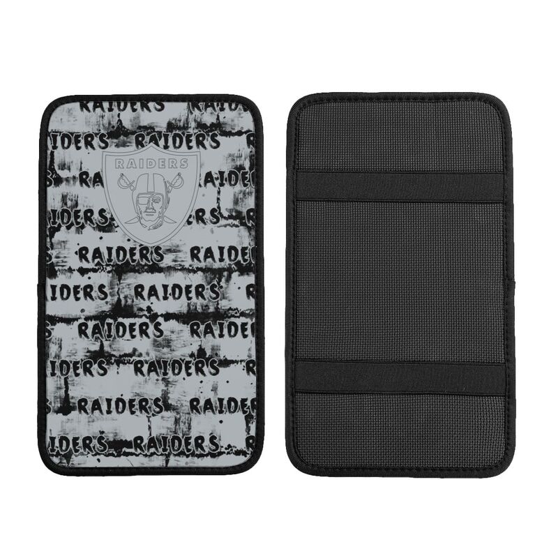 Las Vegas Raiders print Car armrest box protective cover car center console armrest pad