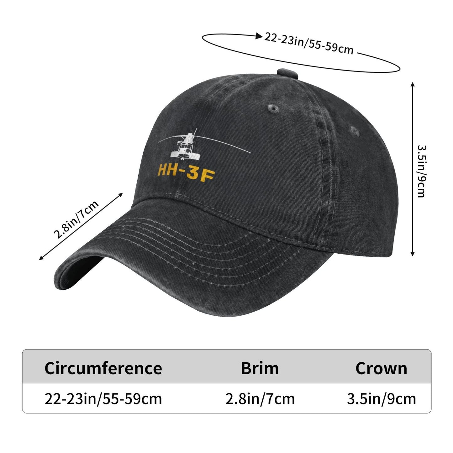 HH-3F Printing unisex baseball cap adjustable hats Outdoor leisure hat veteran gift