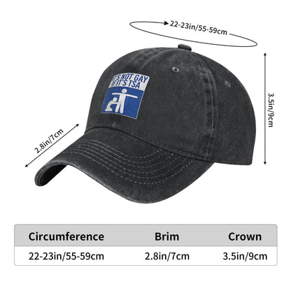 It's Not Gay If It's TSA Printed unisex baseball cap adjustable cap outdoor sun hats trucker hat