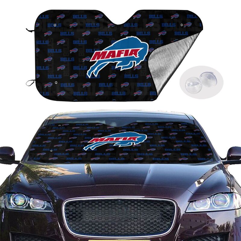 Buffalo Bills Printed is suitable for front Car windshield sunshades Car windshield sunshades