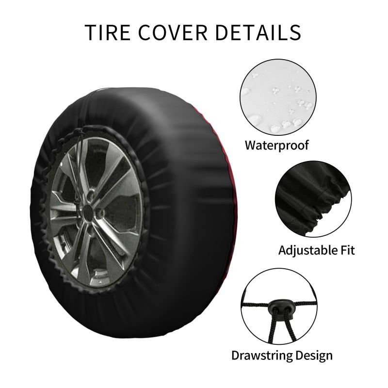 Tampa Bay Buccaneers Printing car tire covers waterproof and dustproof protective covers