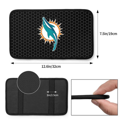 Miami Dolphins Printed protective pad for car armrest box