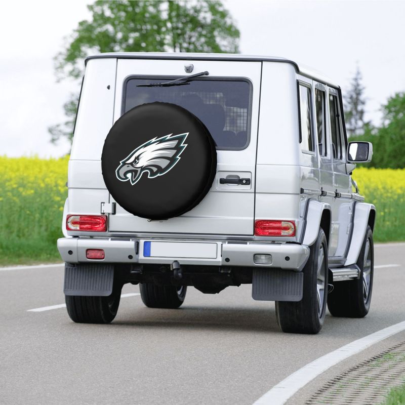 Philadelphia Eagles 3 Car tire protective cover waterproof and dustproof tire cover