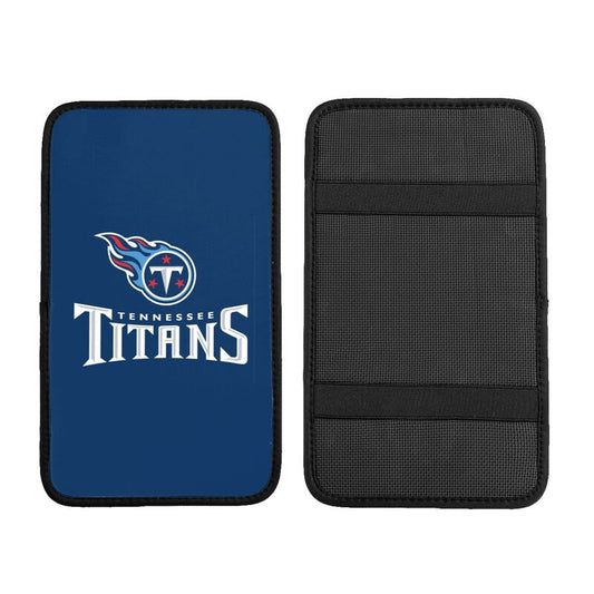 Car armrest box pad Tennessee Titans9 Printed central armrest box pad anti slip pad