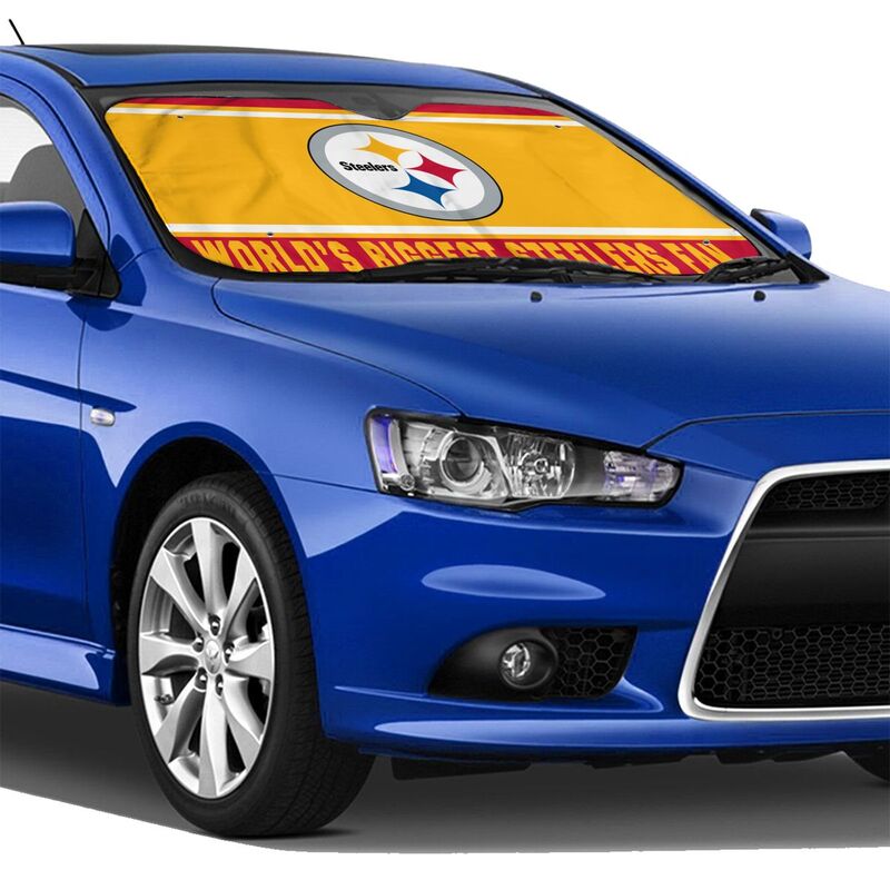 Pittsburgh Steelers Printing is suitable for car front windshield sunshades Car windshield sunshades