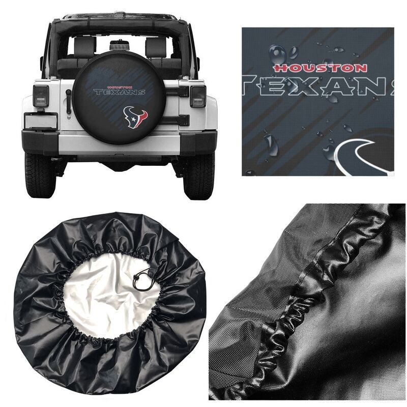 Houston Texans Printed car spare tire dust protection cover tire protection cover