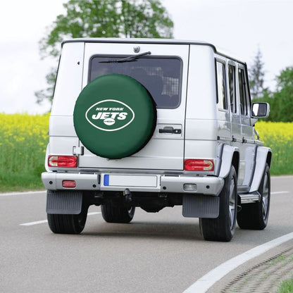 New York Jets 4 Car tire protective cover waterproof and dustproof tire cover
