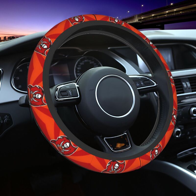 Tampa Bay Buccaneers Printed breathable anti slip cover elastic steering wheel cover