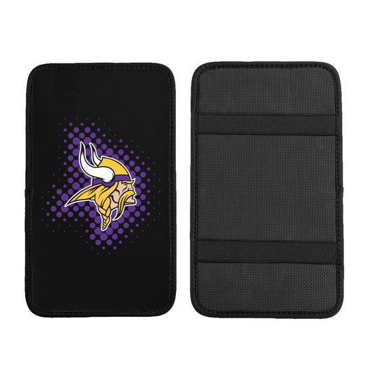 Minnesota Vikings Printed car armrest box cushion armrest protective cover