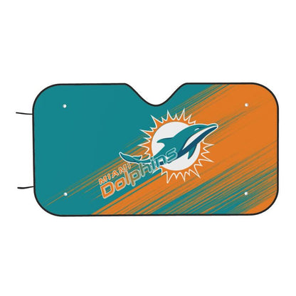 Miami Dolphins Print car windshield sunshade panel car windshield sunshade cover multiple sizes