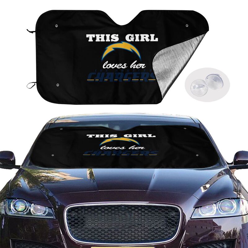 San Diego Chargers Printing multi size car front windshield sunshade car windshield sunshade
