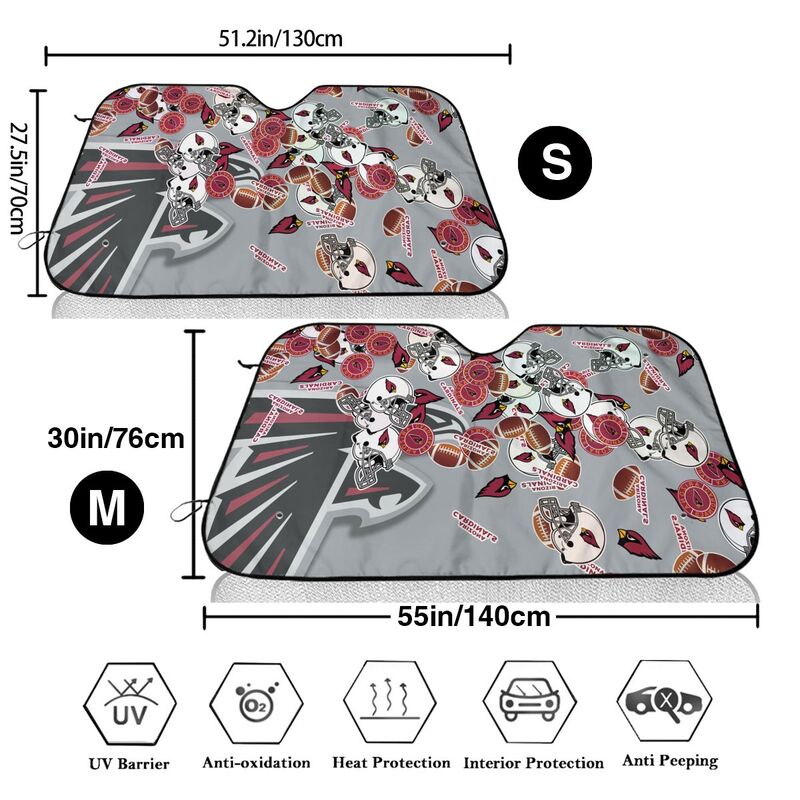 Atlanta Falcons Print multiple sizes car windshield sunshade panel car windshield sunshade cover