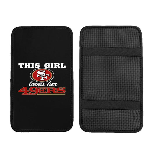 San Francisco 49ers Printing car center console pad car armrest protective cover