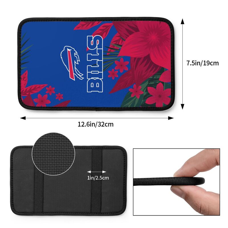 Buffalo Bills Car armrest box protective cover car center console armrest pad