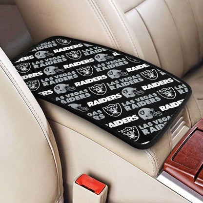 Las Vegas Raiders Printing car armrest box protective pad