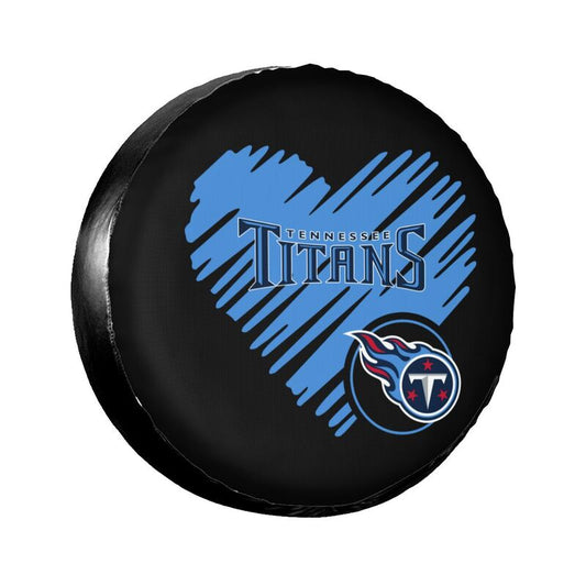 Tennessee Titans Printed car spare tire dust protection cover tire protection cover