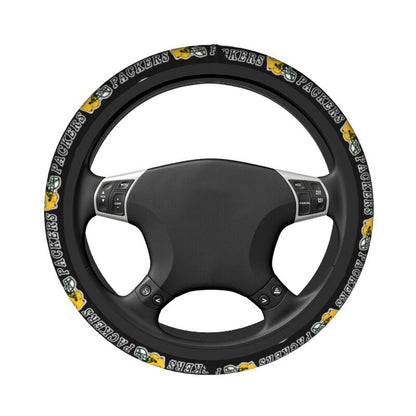Green Bay Packers 2 Printed car protective cover elastic steering wheel cover