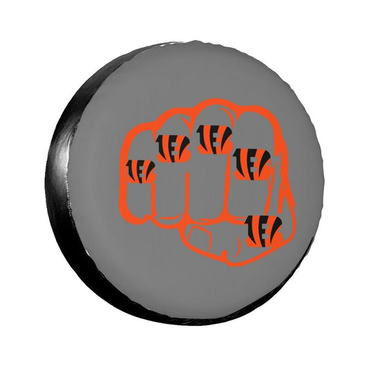 Cincinnati Bengals 2 Print tire protection cover car spare tire dust protection covers