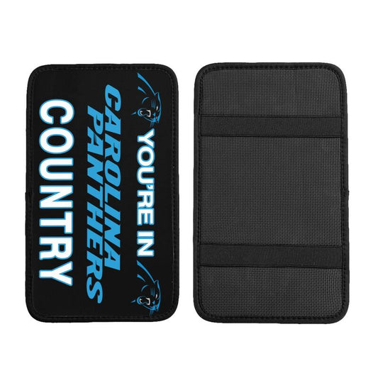 Carolina Panthers Printed car armrest box pad elbow support pad