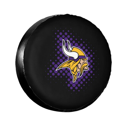 Minnesota Vikings Printing tire protection cover car sun protection tire protection cover