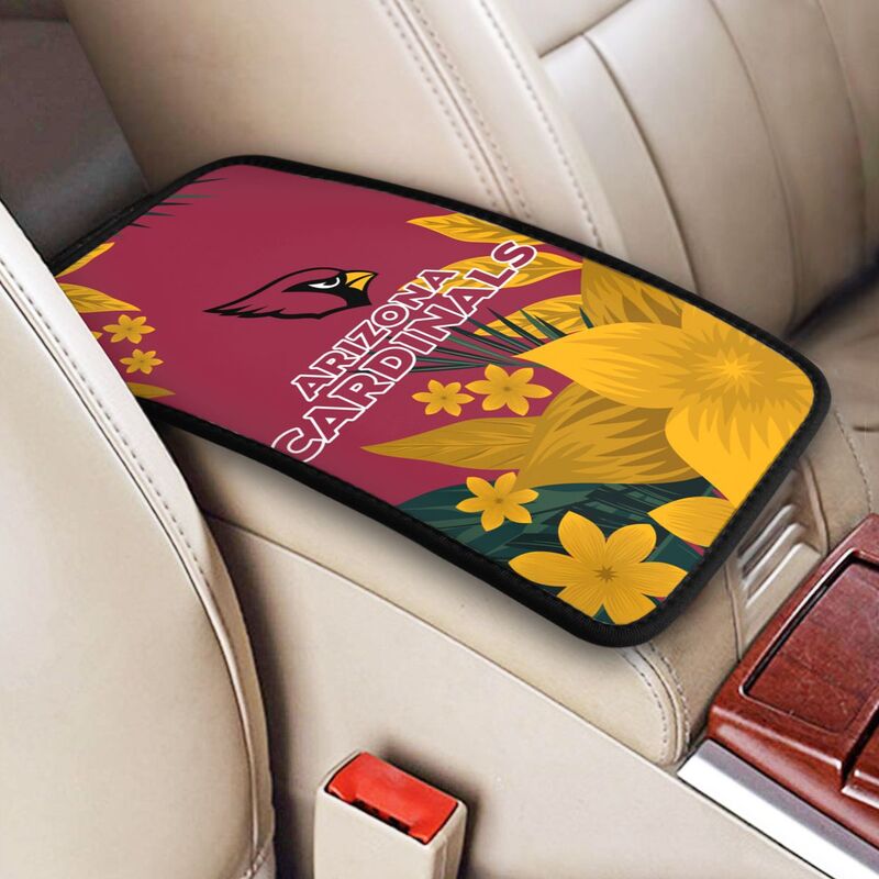 Arizona Cardinals Car armrest box protective cover car center console armrest pad