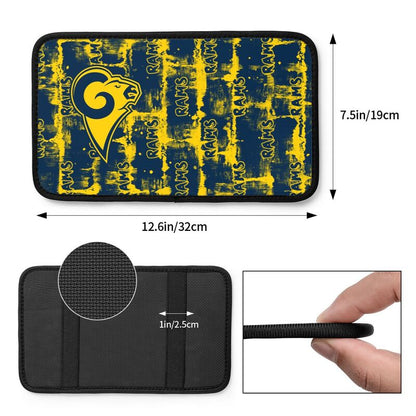 Los Angeles Rams print Car armrest box protective cover car center console armrest pad