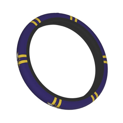 Baltimore Ravens Printed breathable elastic steering wheel cover