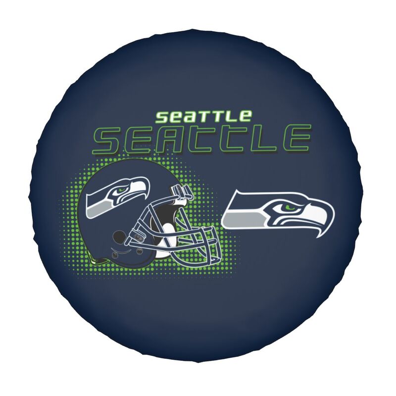 Seattle Seahawks Print car tire protection cover car spare tire dust protection covers