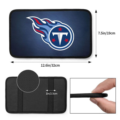 Car armrest box pad Tennessee Titans6 Printed central armrest box pad anti slip pad