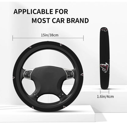 Atlanta Falcons Printed breathable elastic steering wheel cover anti slip cover