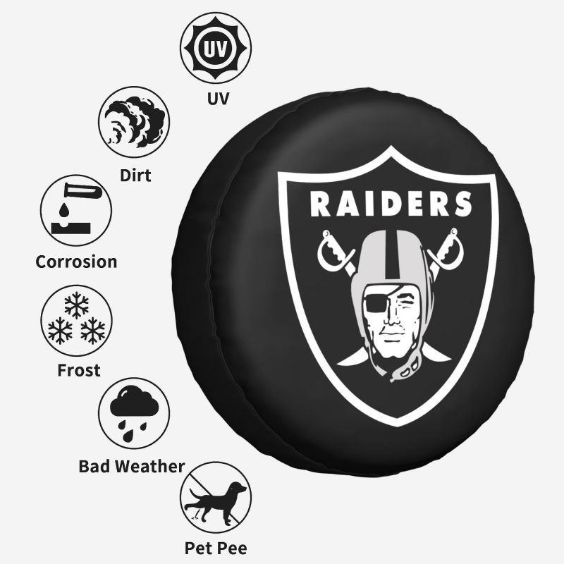 Las Vegas Raiders Printing car tire covers waterproof car tire covers